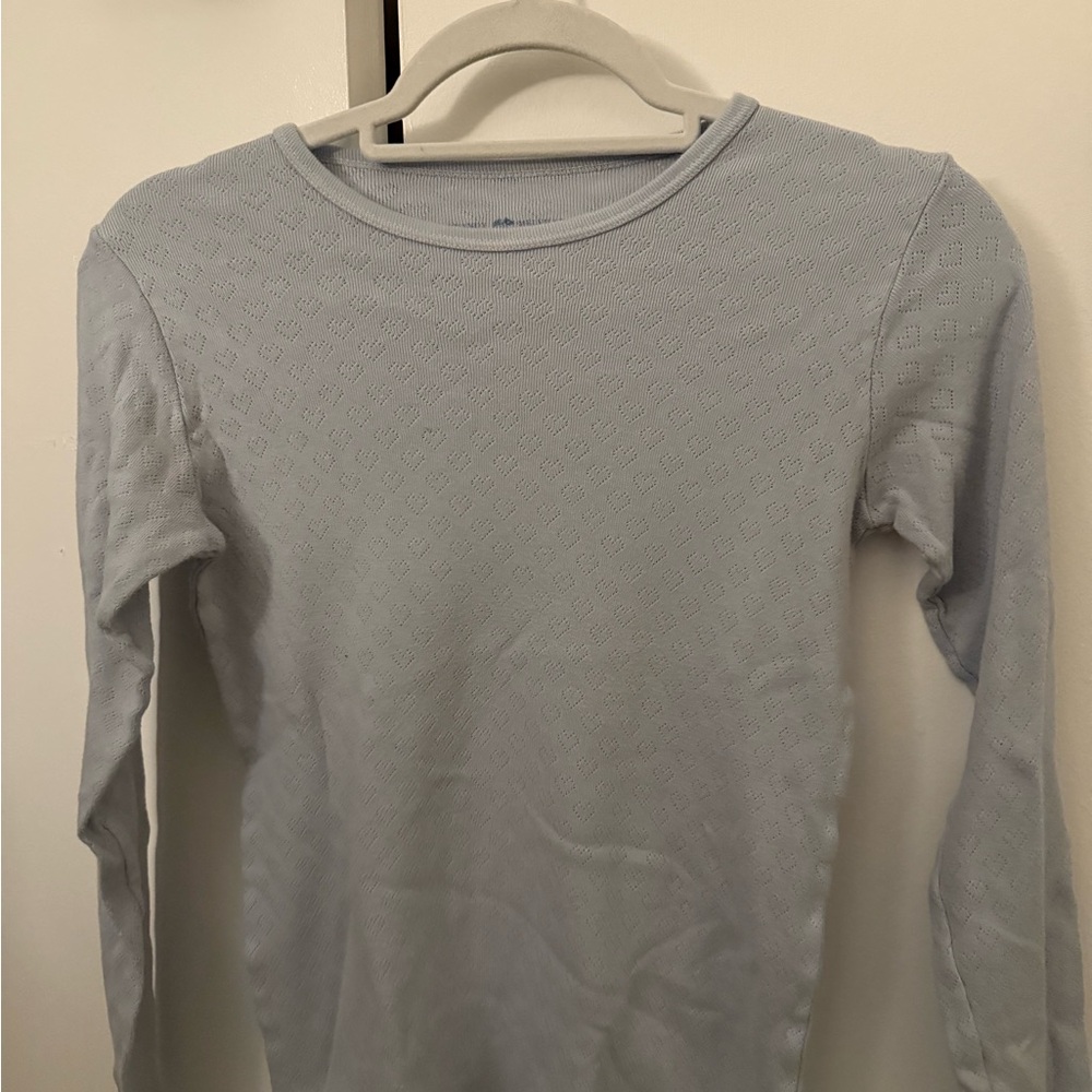 Brandy Light Blue Long Sleeve Top